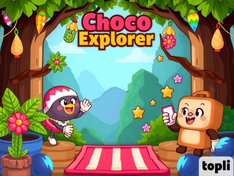 Pixel Choco Explorer - Holi Celebration Pixel Choco Explorer Holi event with colorful levels and characters